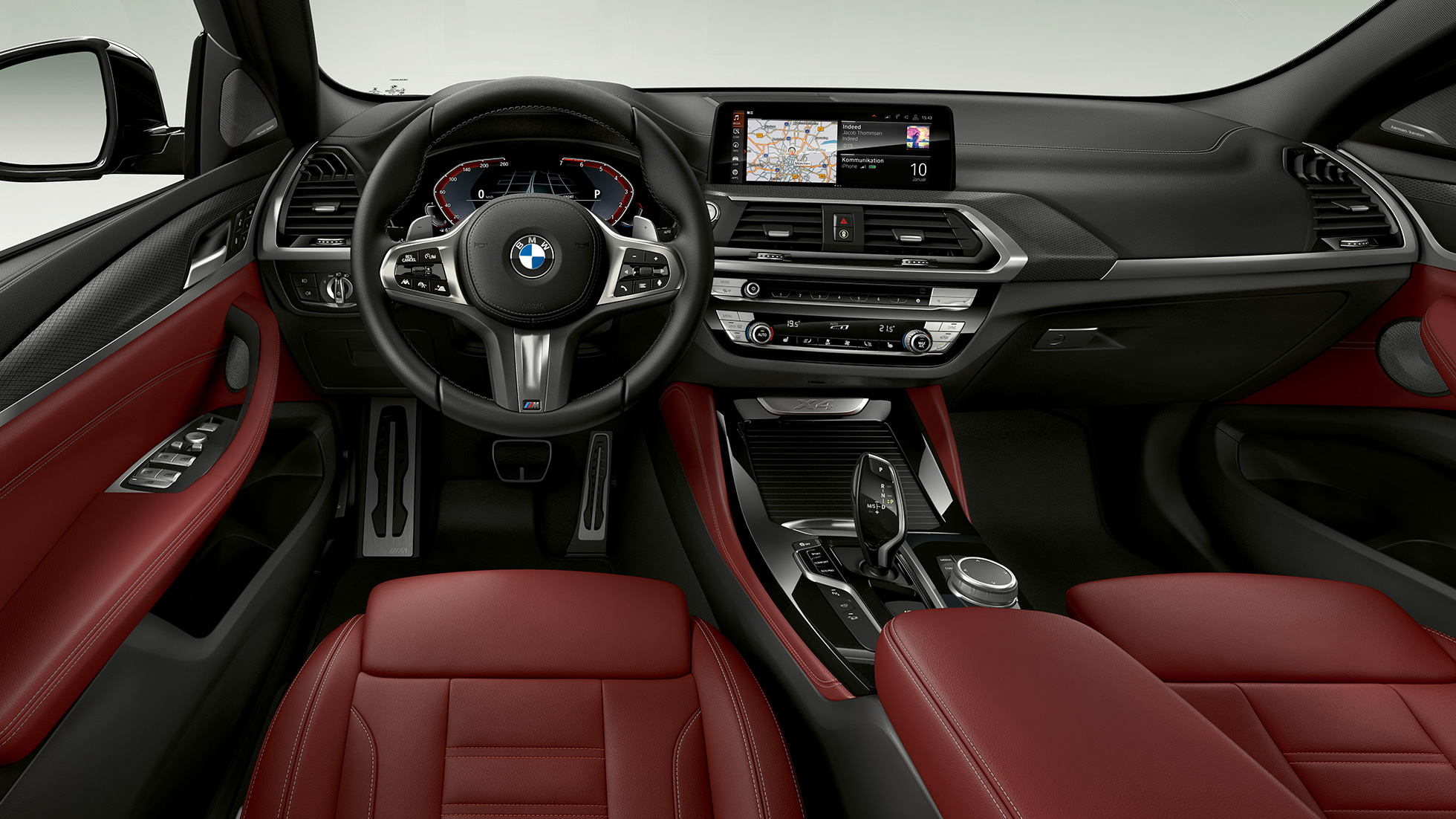 Cockpit xDrive30i BMW X4 Modell M Sport X Cockpit xDrive30i BMW X4 Modell M Sport X G02 2018 Interiør