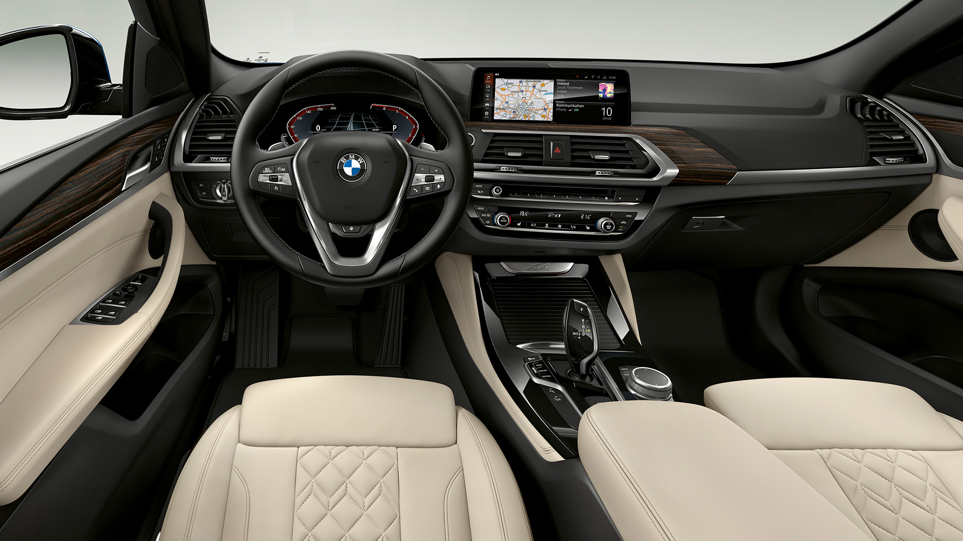 Cockpit BMW X4 Modell xLine Cockpit BMW X4 xDrive20d Modell xLine G02 2018 Interiør