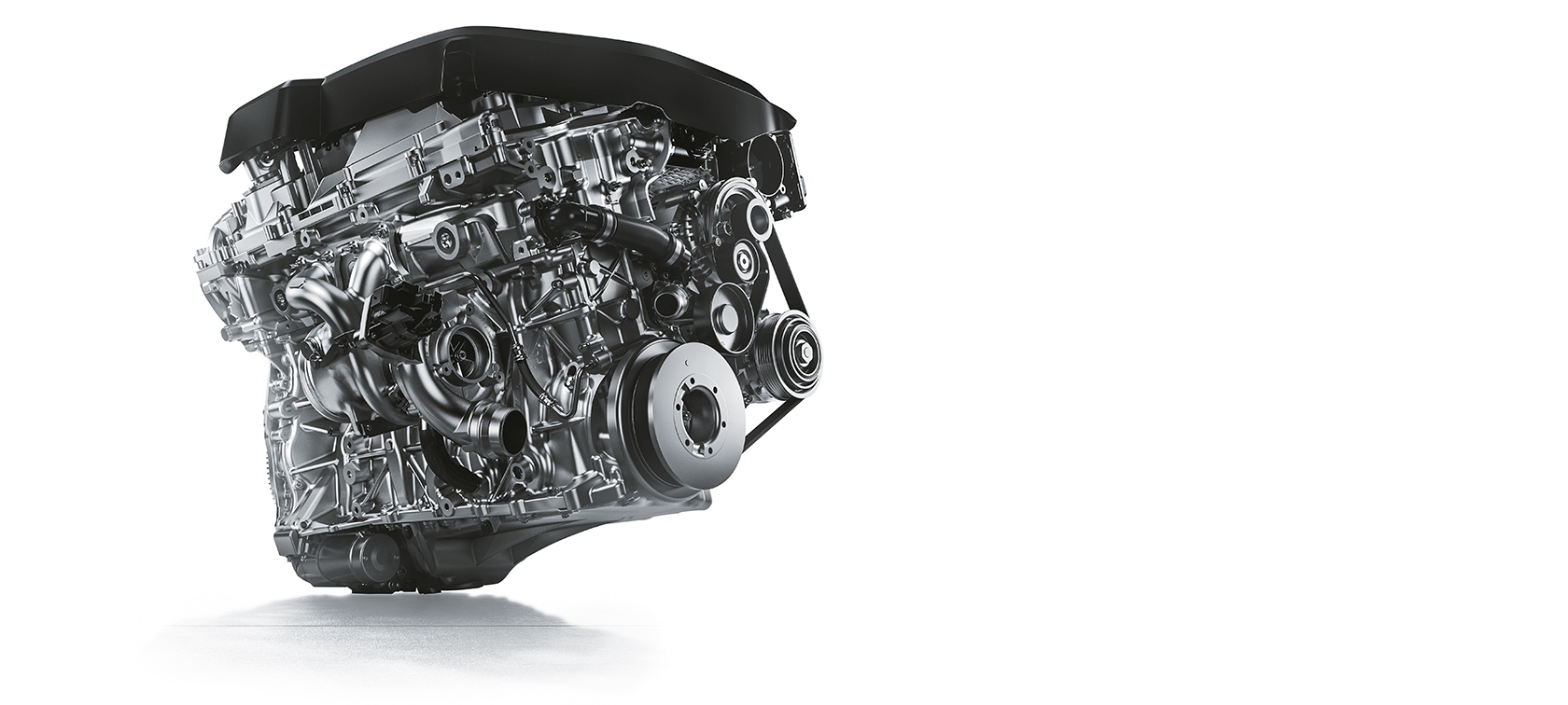 Motoren i BMW X5 xDrive40i 6-sylindret BMW TwinPower Turbo bensin-rekkemotor i BMW X5