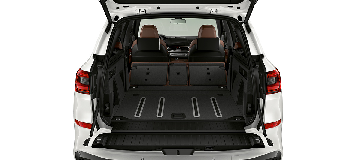 Bagasjerommet i BMW X5 Bilde av bagasjerommet i BMW X5