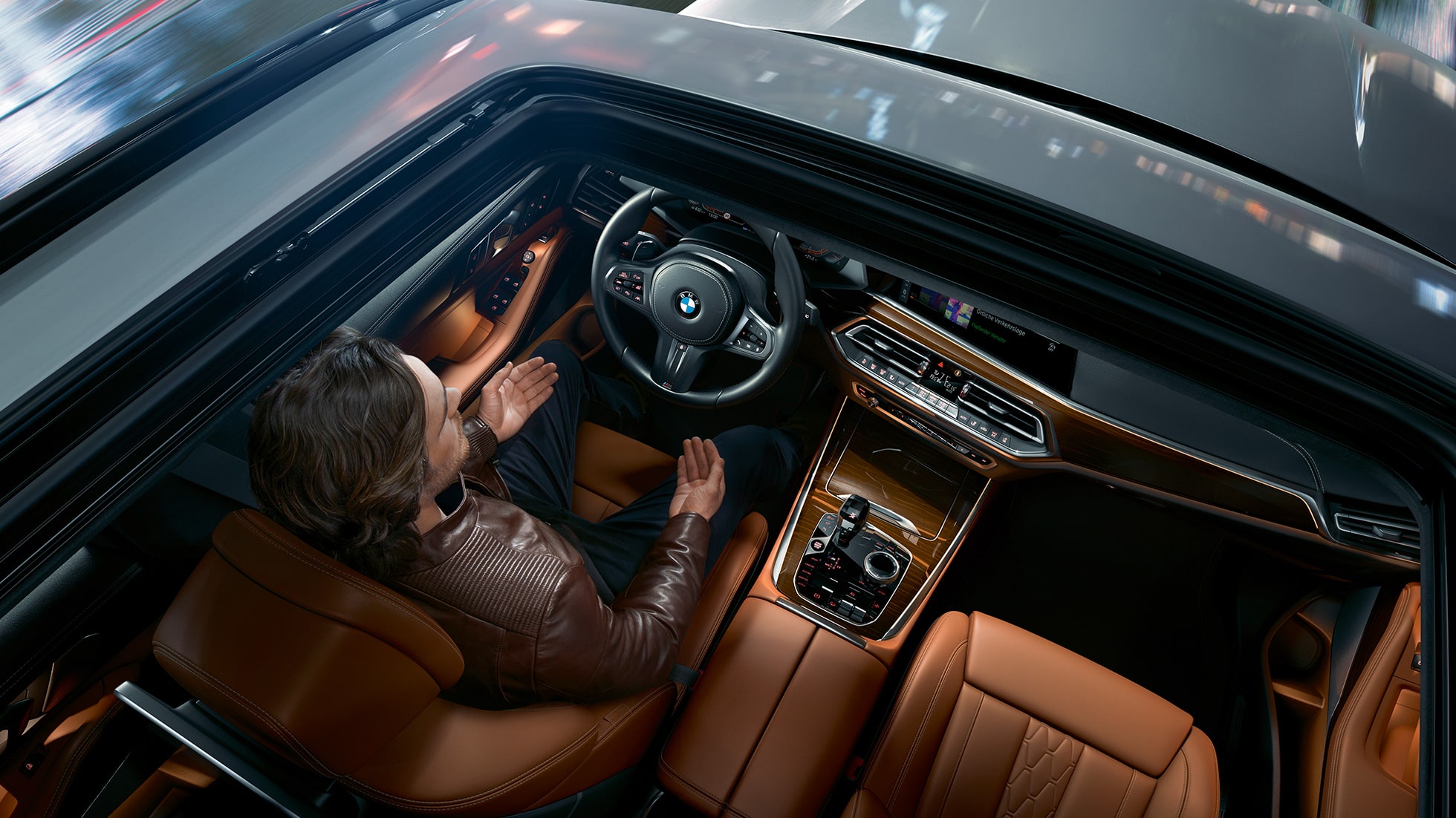 Panorama-glasstak BMW X5 Panorama-glasstak BMW G05 2018 Mineralhvit metallic