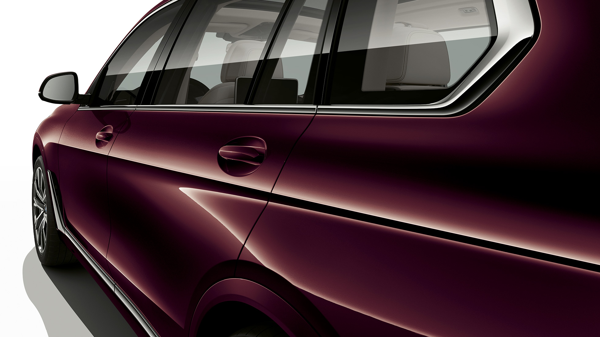BMW Individual X7 xDrive 40i sett fra siden BMW Individual X7 xDrive 40i sett fra siden