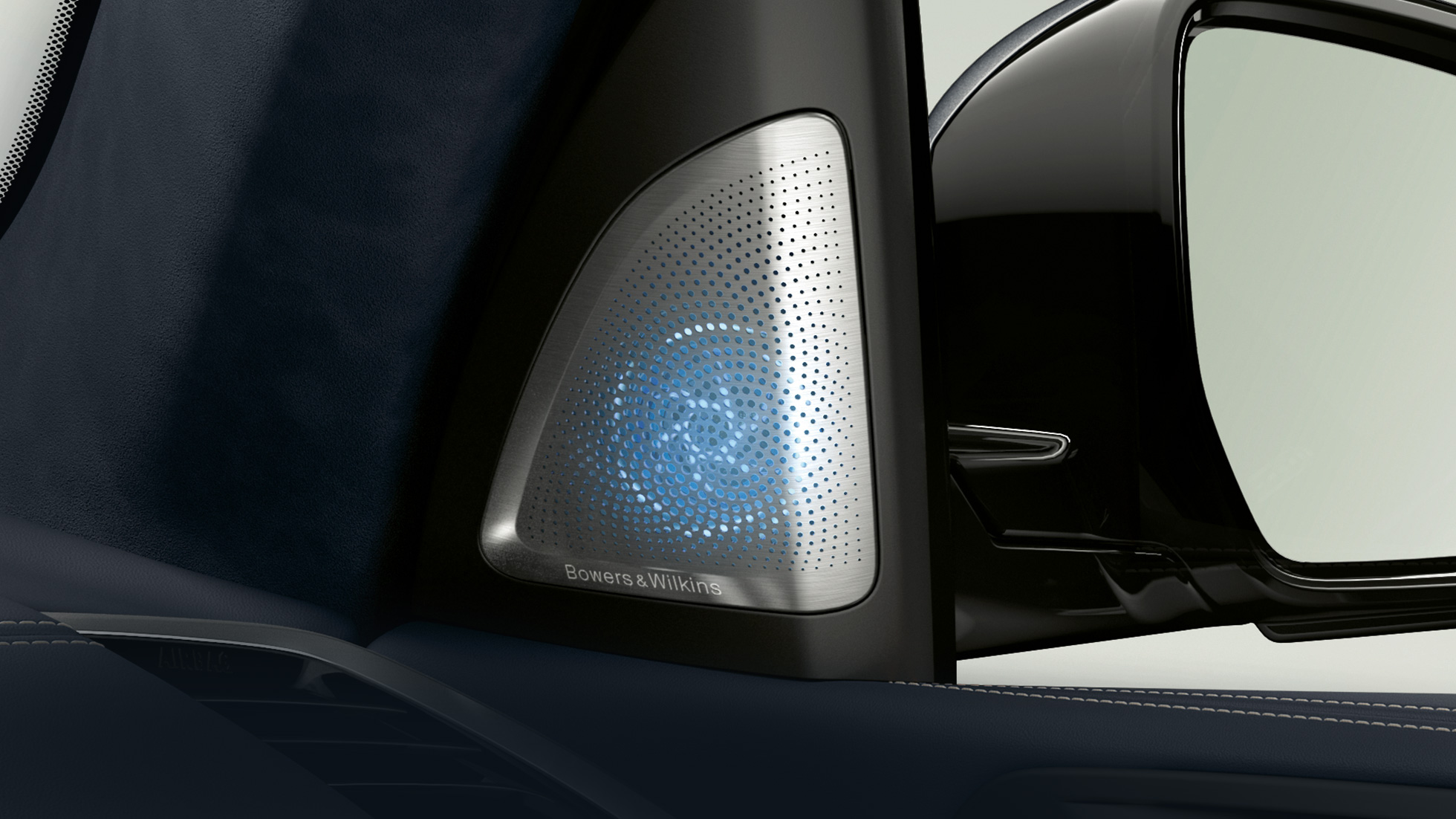 Bowers & Wilkins Diamond surroundlydsystem Nærbilde av høyttaler i Bowers & Wilkins Diamond surroundlydsystem