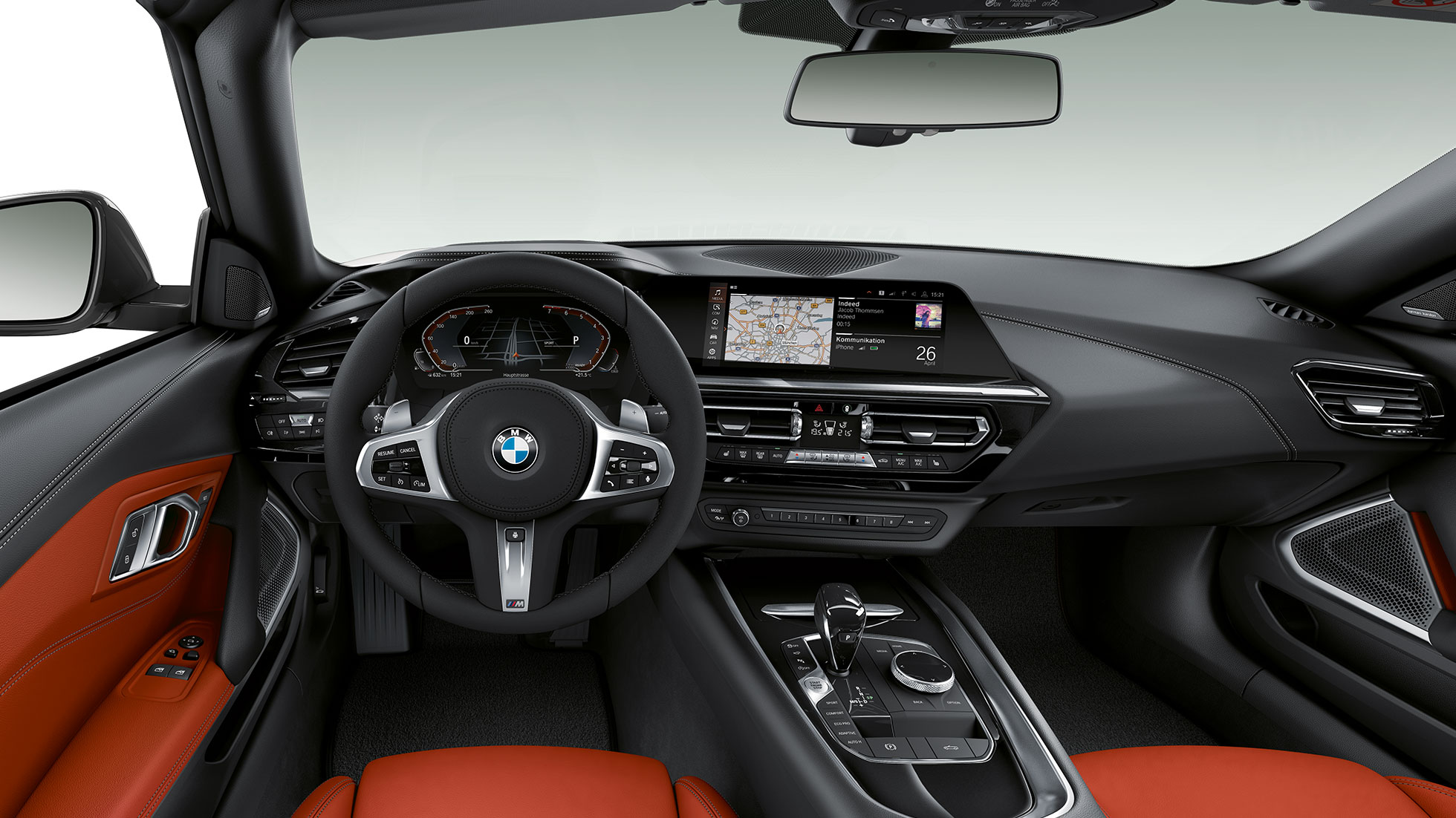 BMW Z4 Roadster, Modell Sport Line Ratt og førerplass i BMW Z4 Roadster som Modell Sport Line
