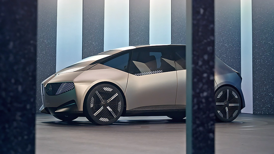 Video monolittisk design BMW i Vision Circular 2021 BMW i Vision Circular 2021 visjonsbil monolittisk design, video