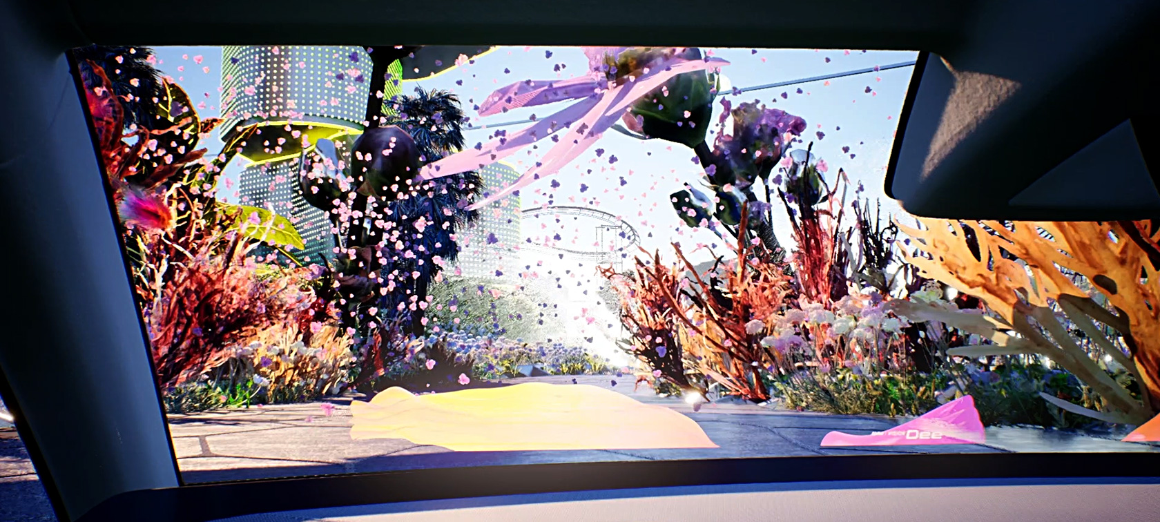 BMW i Vision Dee føreropplevelse BMW i Vision Dee visjonsbil føreropplevelse