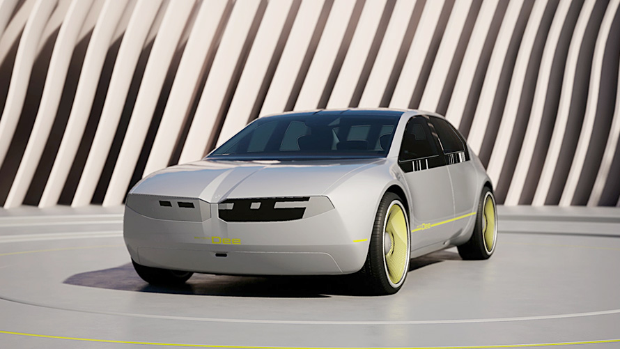 BMW i Vision Dee phygital icon BMW i Vision Dee visjonsbil phygital icon