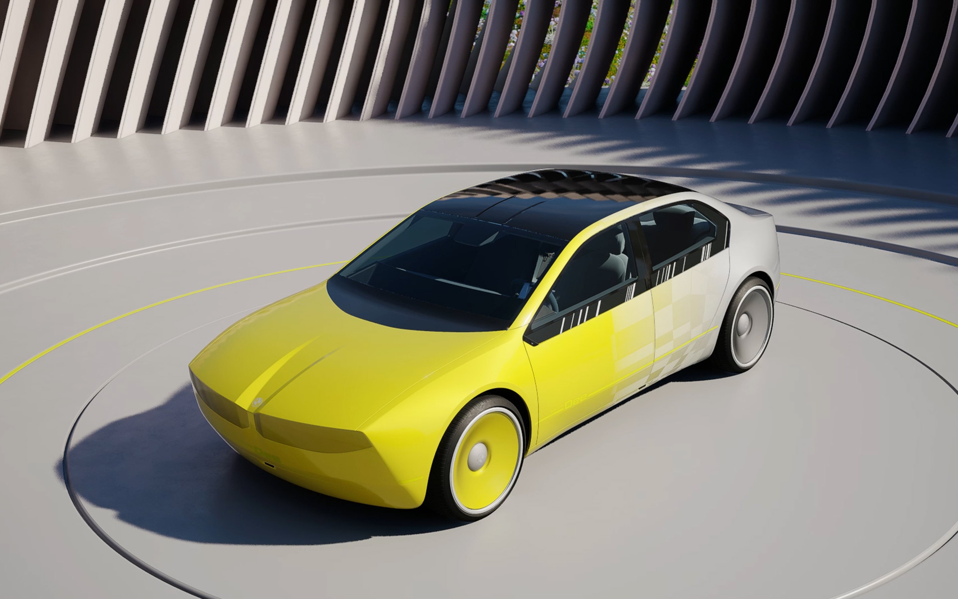 BMW i Vision Dee E Ink-teknologi BMW i Vision Dee visjonsbil E Ink-teknologi