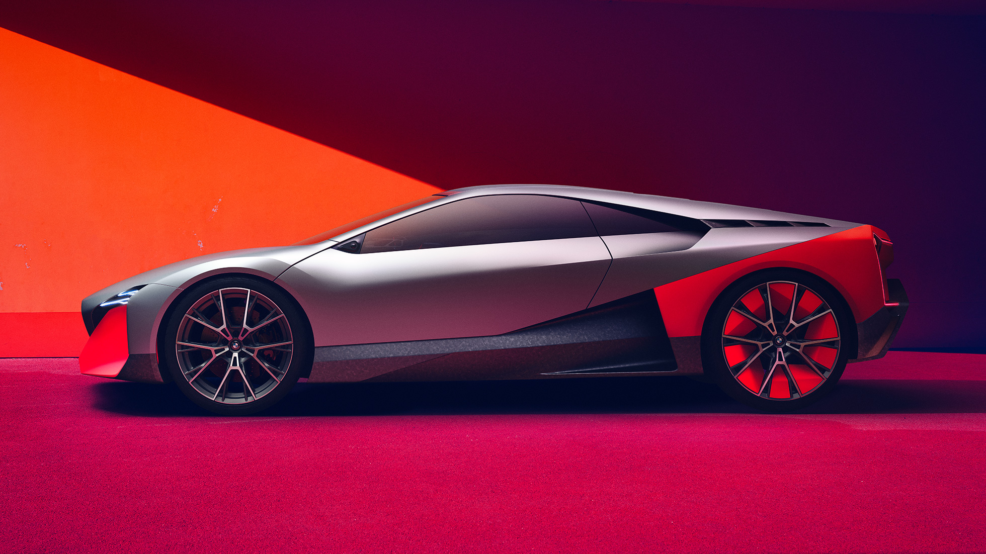 BMW Vision M NEXT, sett fra siden BMW Vision M NEXT, sett fra siden, stående