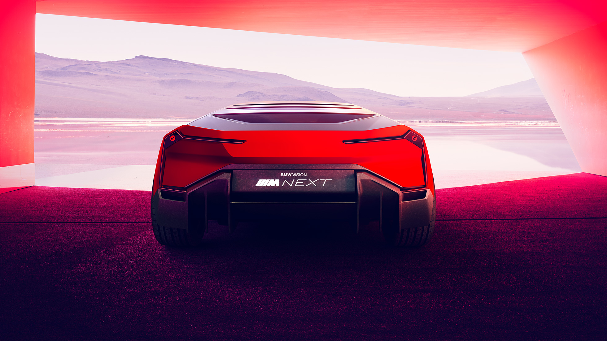 BMW Vision M NEXT, sett bakfra BMW Vision M NEXT, sett bakfra, BMW M1