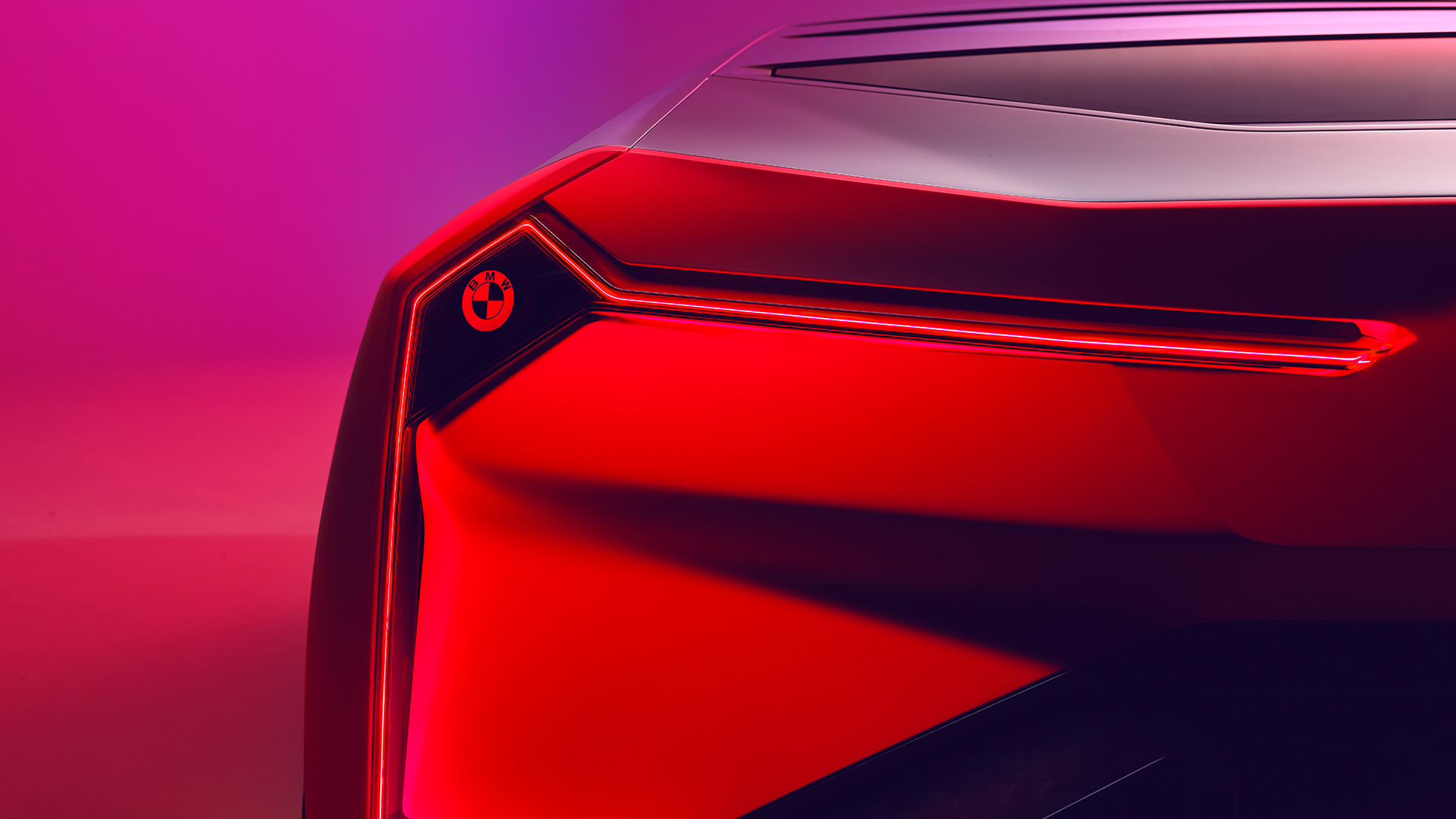 BMW Vision M NEXT, sett bakfra BMW Vision M NEXT, sett bakfra, BMW Turbo