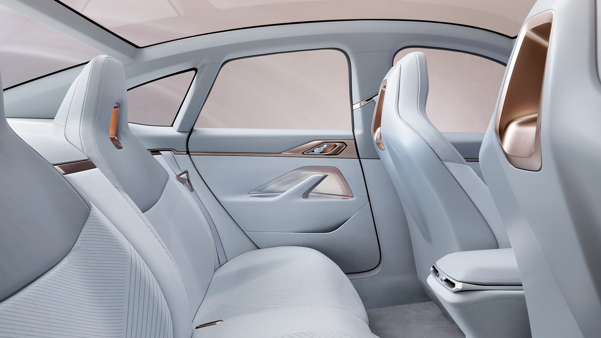 Interiør 3 BMW Concept i4 2020 G26 Interiør 3 BMW Concept i4 2020 G26 elbil helelektrisk BMW Gran Coupé