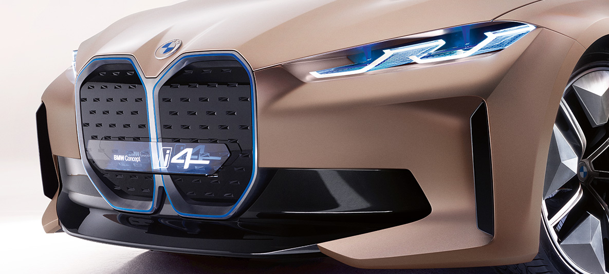 BMW Concept i4 2020 G26 Bilde 1 BMW Concept i4 2020 G26 elbil helelektrisk BMW Gran Coupé Bilde 1