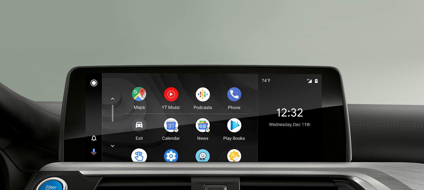 Android Auto Smarttelefon integrering Android Auto Smarttelefon integrering Meny i kontrolldisplay BMW ConnectedDrive