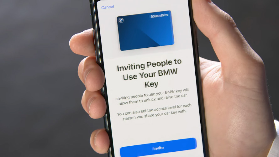 Deling av BMW Digital Key video Deling av BMW Digital Key video