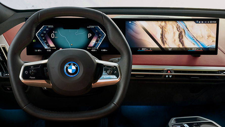 BMW Cockpit og BMW Curved Display i MyModes Design Personal BMW Cockpit og BMW Curved Display i MyModes Design Personal