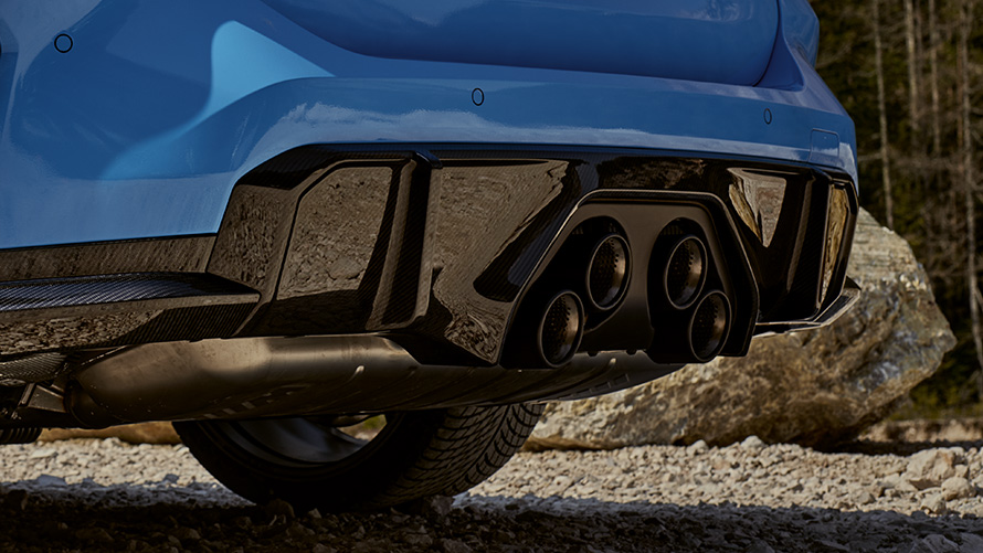 M Performance eksosanlegg titan BMW høst- og vintertilbehør M Performance eksosanlegg titan
