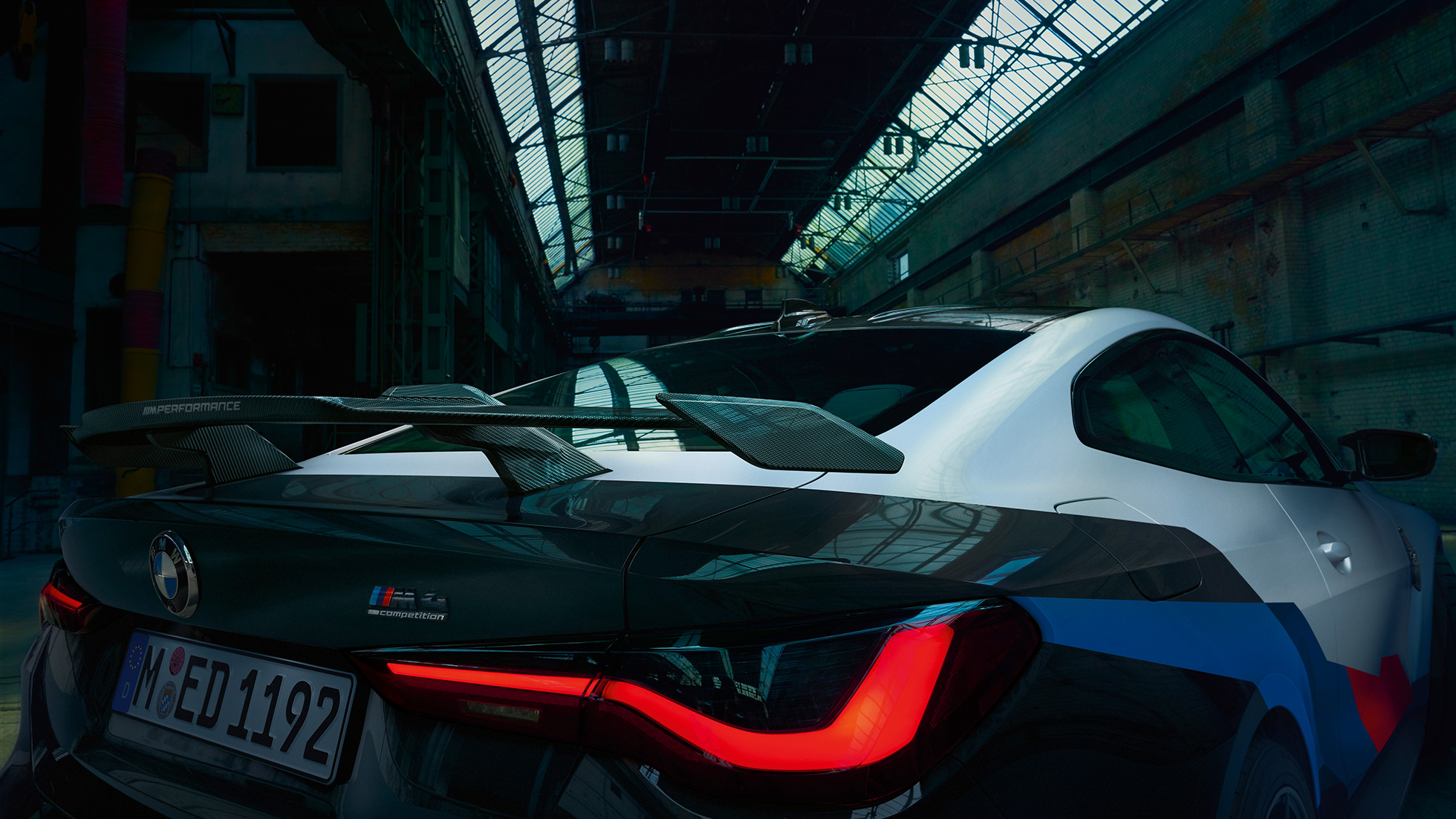 BMW M4 G82 hekk nærbilde BMW M Performance Parts BMW M4 G82 hekk nærbilde