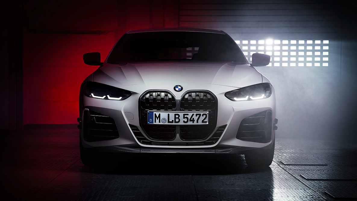 BMW 4-serie Coupé G22 sett forfra BMW M Performance Parts BMW 4-serie Coupé G22 sett forfra