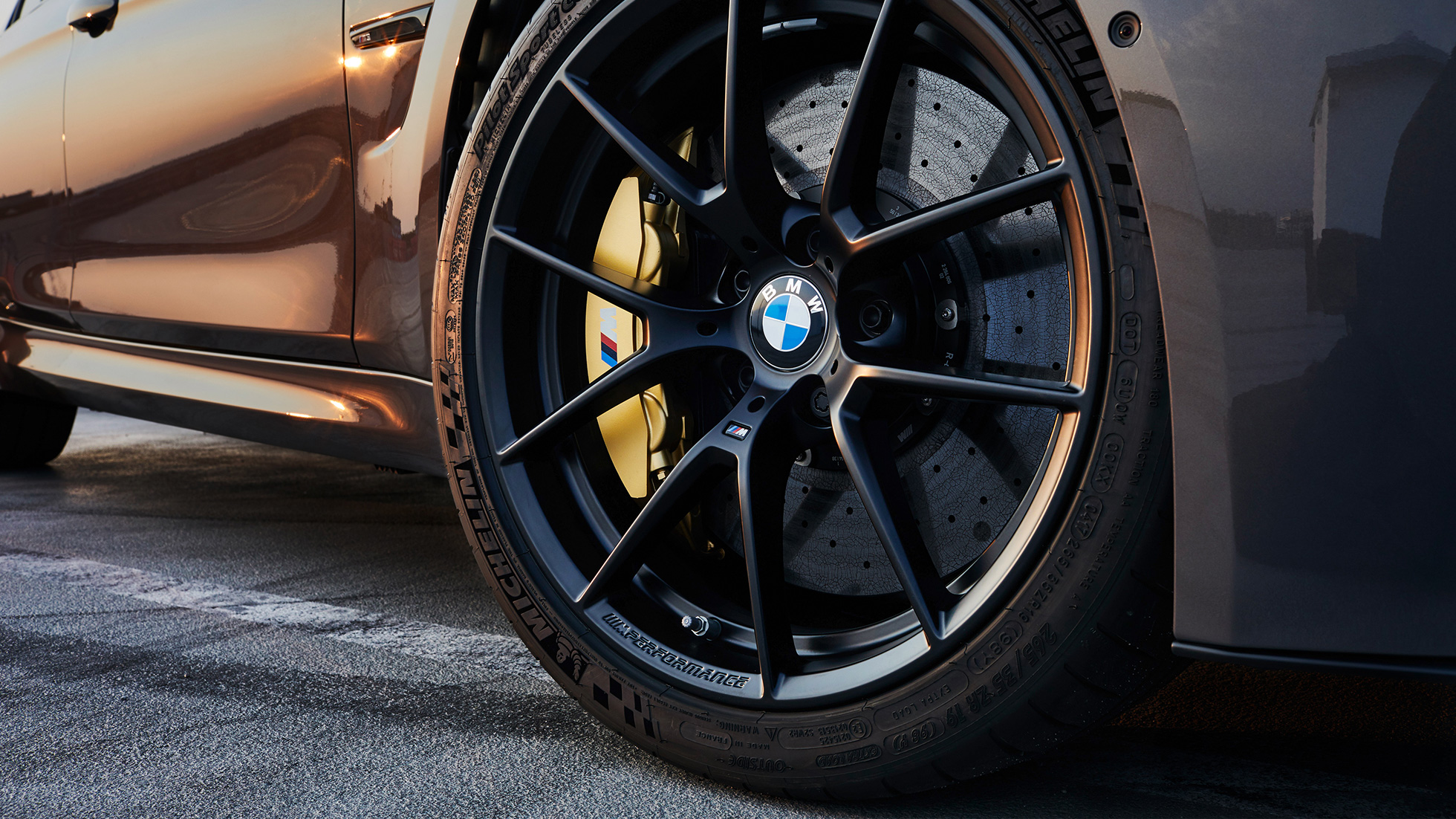 BMW M Performance 20" M Performance lettmetallfelg Y-eke 763 M Jet sort matt BMW M Performance Design 20" M Performance lettmetallfelg Y-eke 763 M Jet sort matt