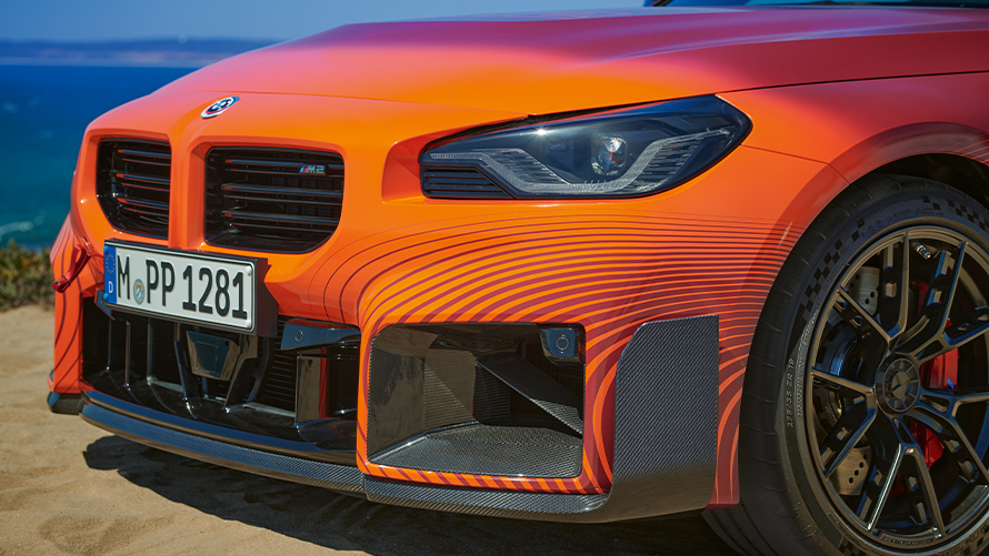 M Performance frontsplitter i karbonfiber venstre BMW M Performance Parts BMW G87 M Performance frontsplitter i karbonfiber venstre