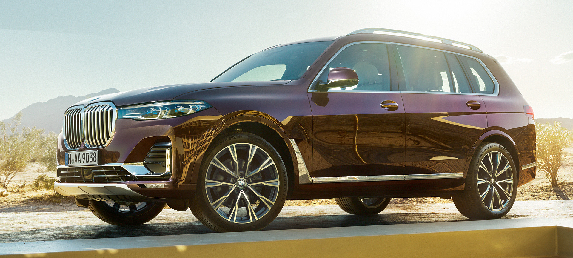 BMW X7 sett forfra BMW X7 sett forfra