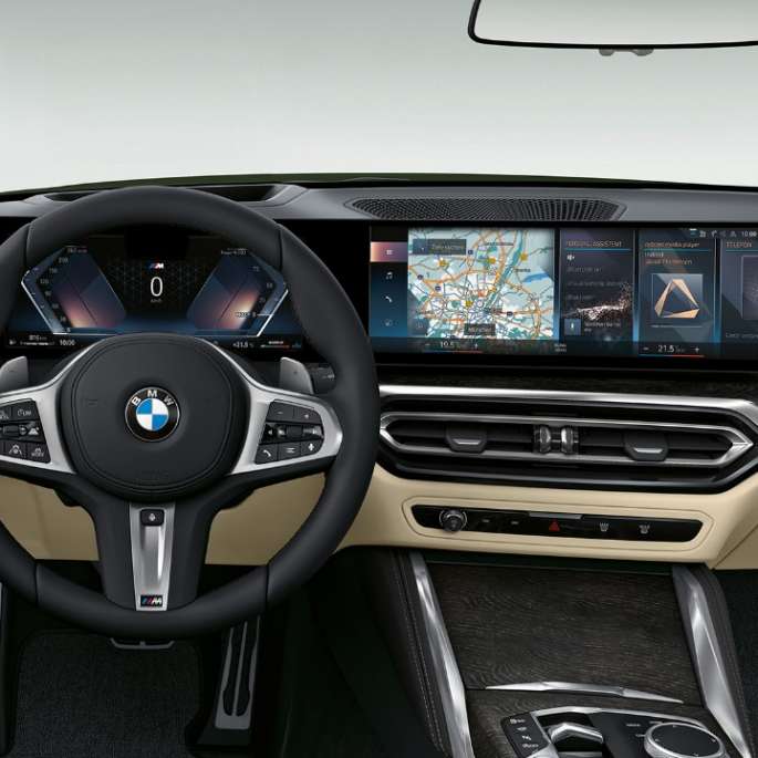BMW 4-serie Cabriolet G23 2020 Modell M Sport Interiør cockpit