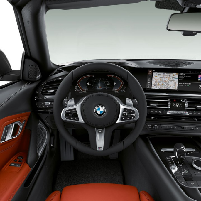 BMW Z4 Roadster, Modell Sport Line Ratt og førerplass i BMW Z4 Roadster som Modell Sport Line