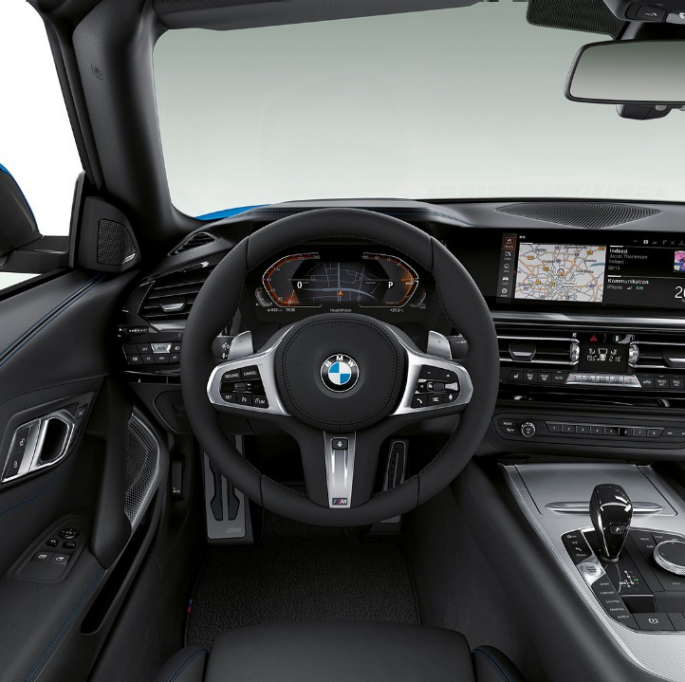 BMW Z4 Roadster, Modell M Sport Ratt og førerplass i BMW Z4 Roadster som Modell M Sport